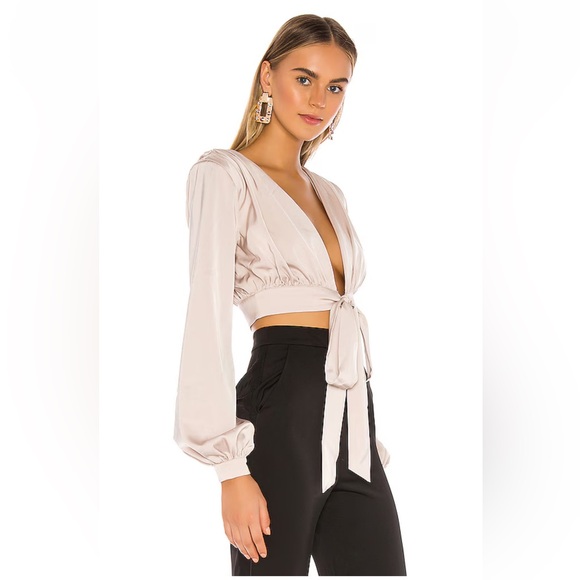 NBD x Revolve Imogen Top In Champagne Size XS EUC - Picture 2 of 6